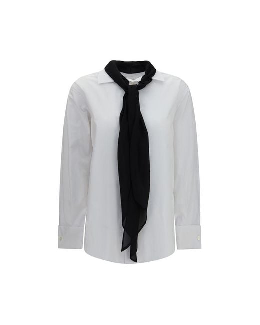 Sacai Gray Polyester Dress Shirt
