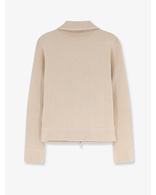 Maison Margiela Natural Wool Blend Cardigan