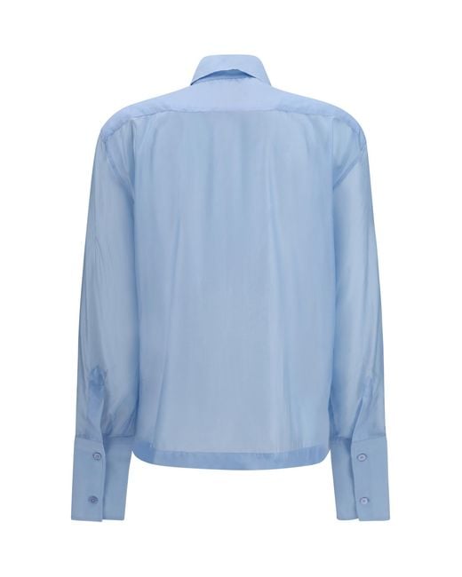 THE LATEST Blue Codie Lightweight Muslin Shirt