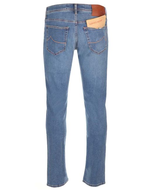 Jacob Cohen Blue Nick 5-Pocket Jeans for men