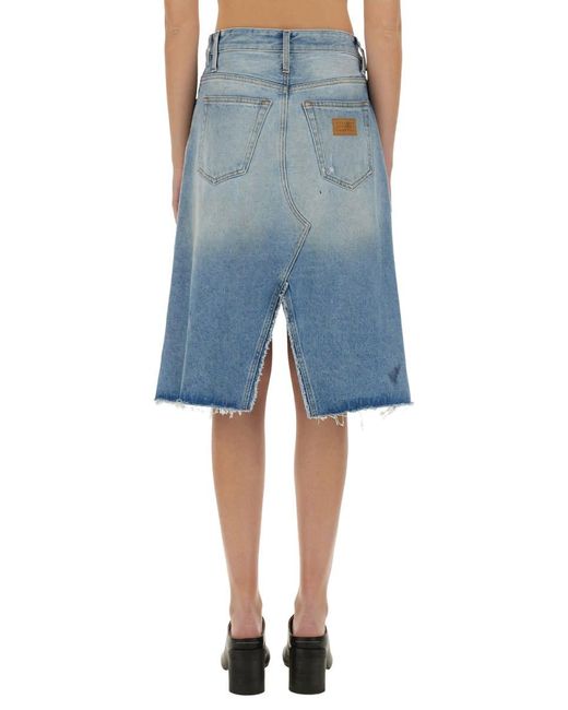 【送料&関税込】MM6 Maison Margiela destroyed Midi Skirt MM6 by Maison Martin Margiela Destroyed
