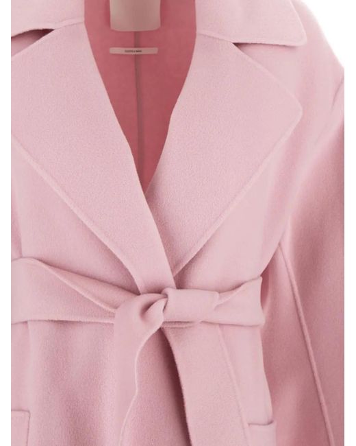 Sportmax Pink Polka Coat