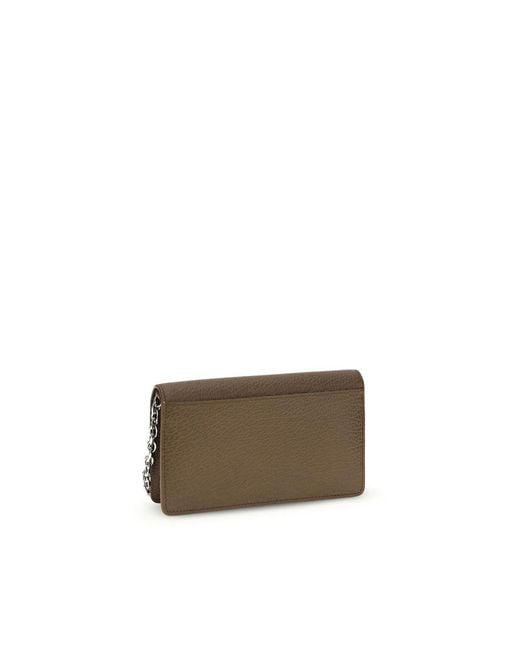 Maison Margiela Brown Calf Leather Bos Taurus Wallet