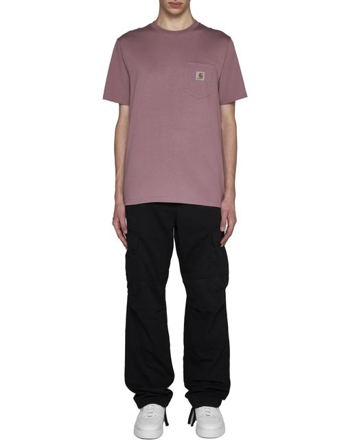 Carhartt Purple T-Shirt for men