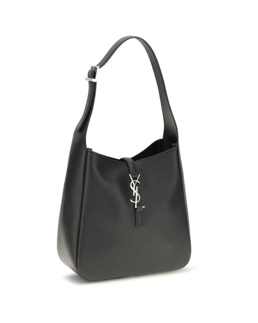Saint Laurent Black Le 5 À 7 Shoulder Bag Calf Leather Bos Taurus