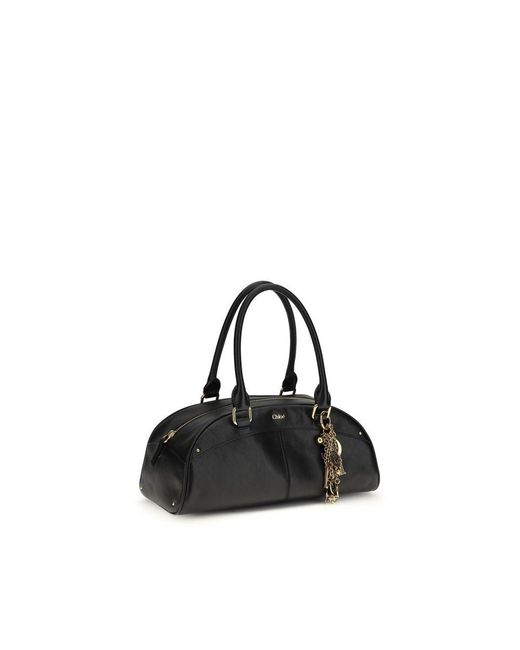 Chloé Black Calf Leather Bos Taurus Handbag