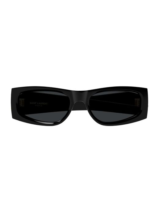 Saint Laurent Black Sl M140 Linea Monogram Sunglasses