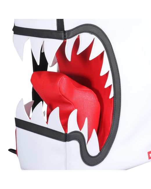 Sprayground Scream Shark Backpack in Red for Men