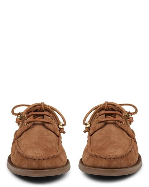 Céline Brown Shoes Bateau Calf Leather
