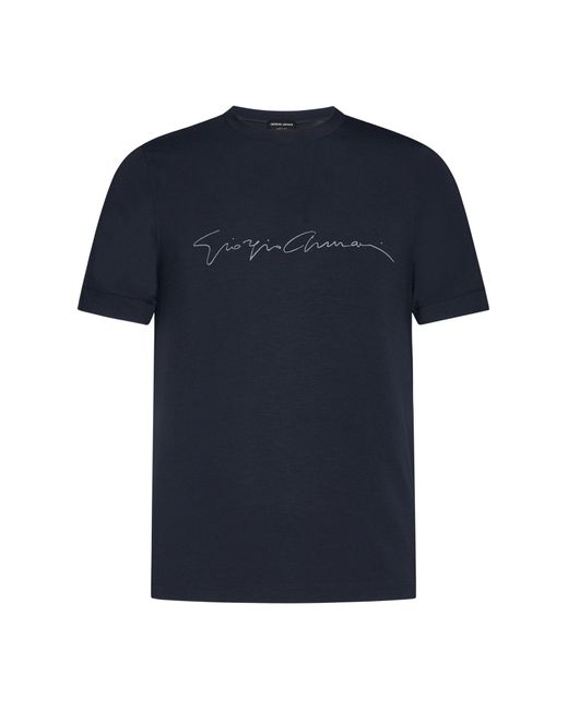 Giorgio Armani Blue T-shirt for men