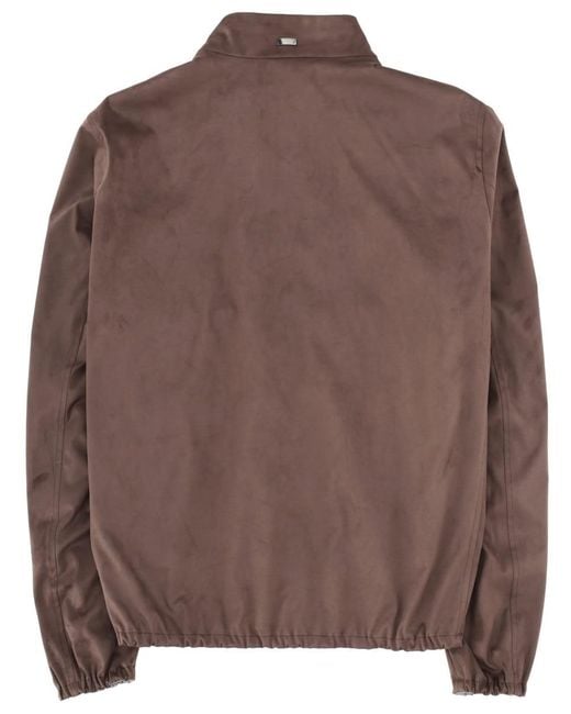 Herno Brown Bomber Jacket for men
