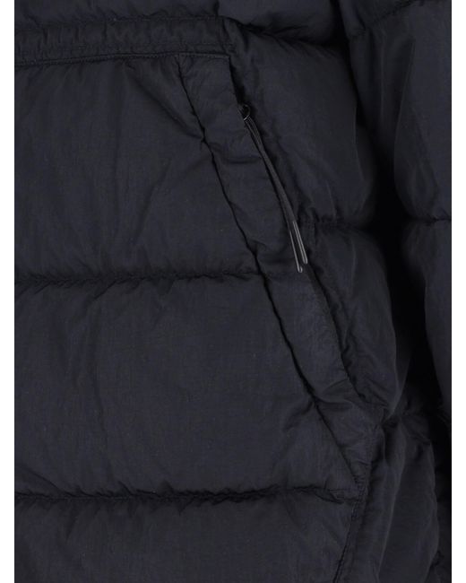 C P Company Blue Quilted Puffer Jacket for men