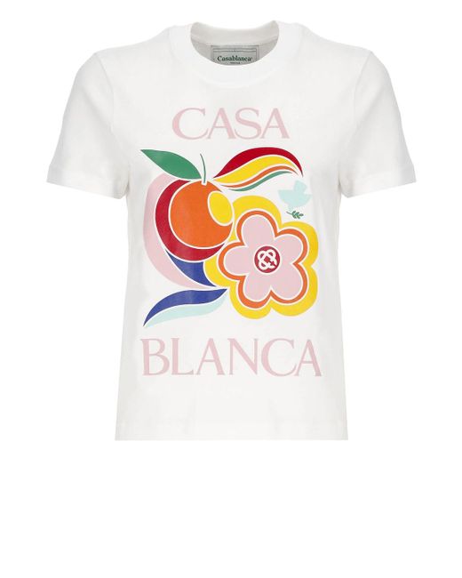 Casablancabrand White T-Shirt