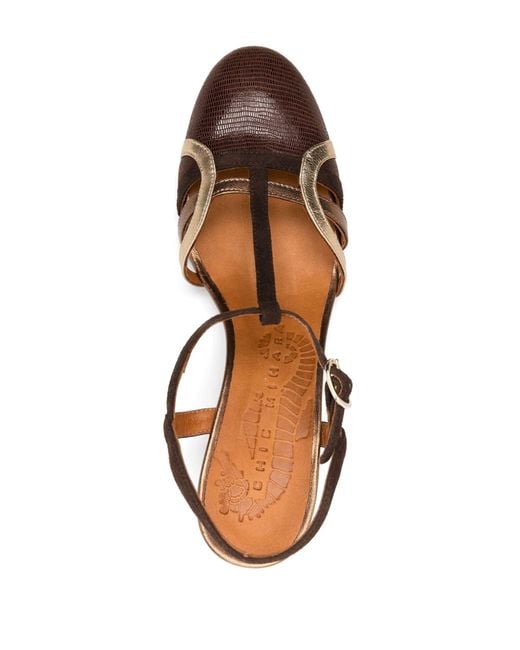 Chie Mihara Brown 55mm Fendy Leather Pumps
