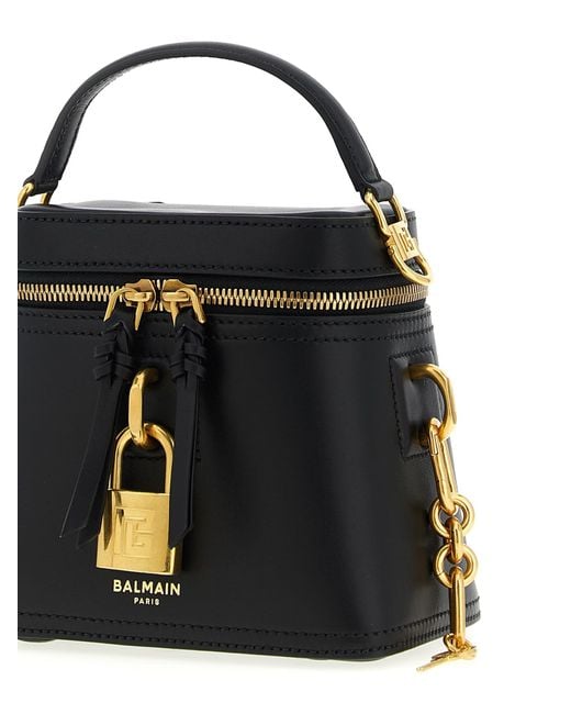 Balmain Black Pulse Vanity Handbag