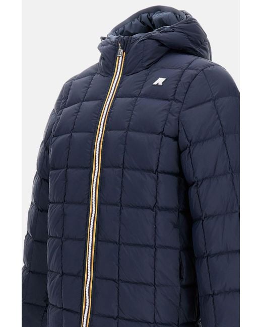 K-Way Blue Thermo Jacket Reversible for men