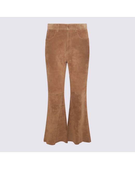 Marni Brown Cotton Pants for men