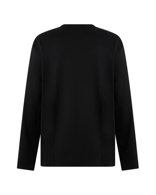 Dolce & Gabbana Black Long Sleeve Cotton Shirt T-Shirts for men