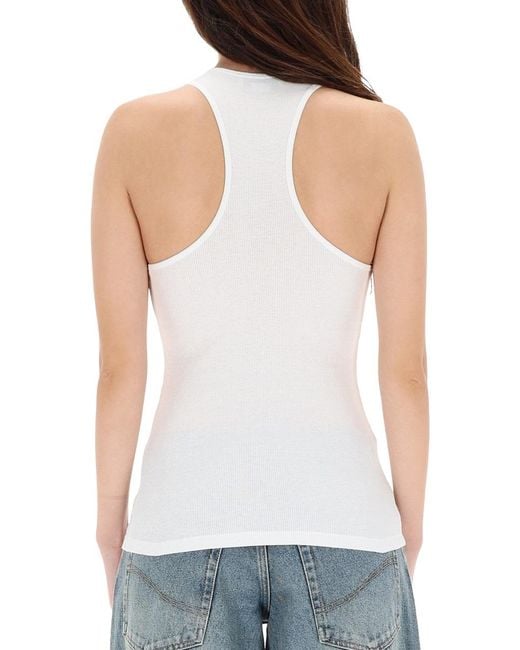 Stella McCartney White Hardcore Top Cotton Tops