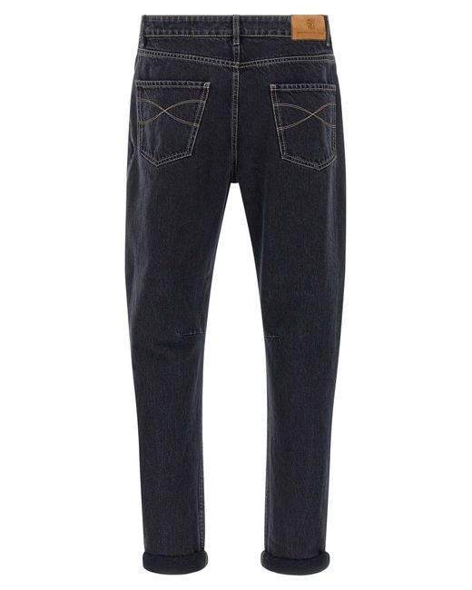 Brunello Cucinelli Blue 'Denim' Jeans for men