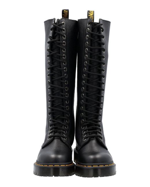 Dr. Martens 1b60 Bex Knee-high Boots in Black | Lyst