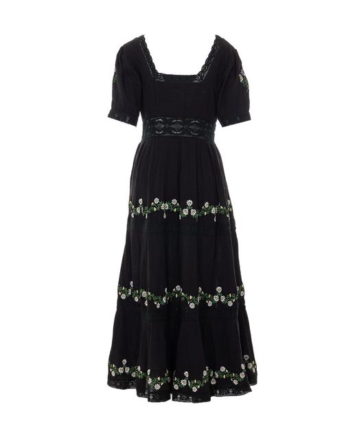 Rixo Black Dresses Cotton