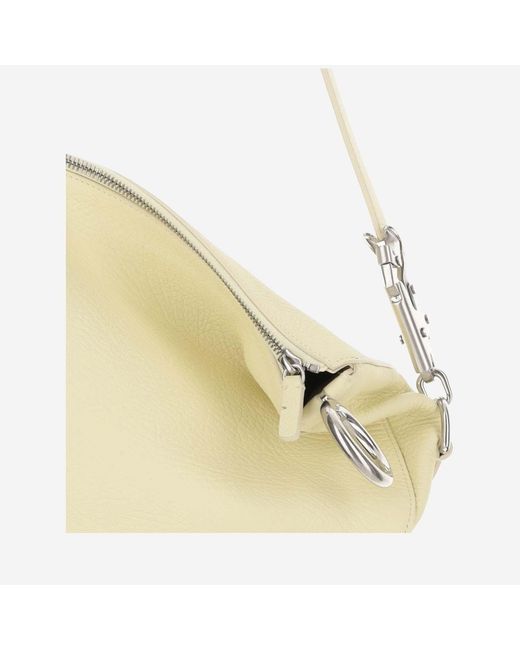 Burberry Metallic Small Knight Leather Shoulder Bag
