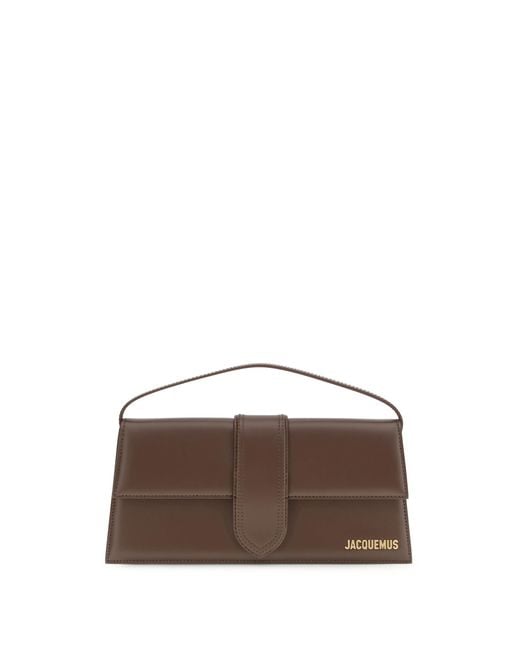 Jacquemus Brown Le Bambino Long Handbag Calf Leather Bos Taurus Shoulder Bags