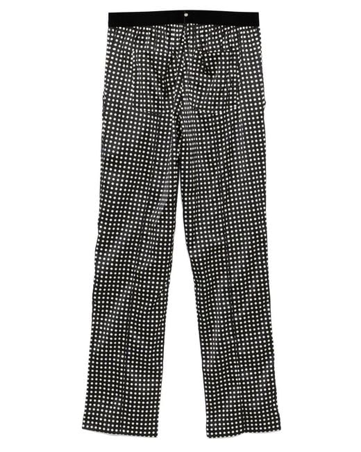 Tom Ford Gray Trousers Silk/Cream for men