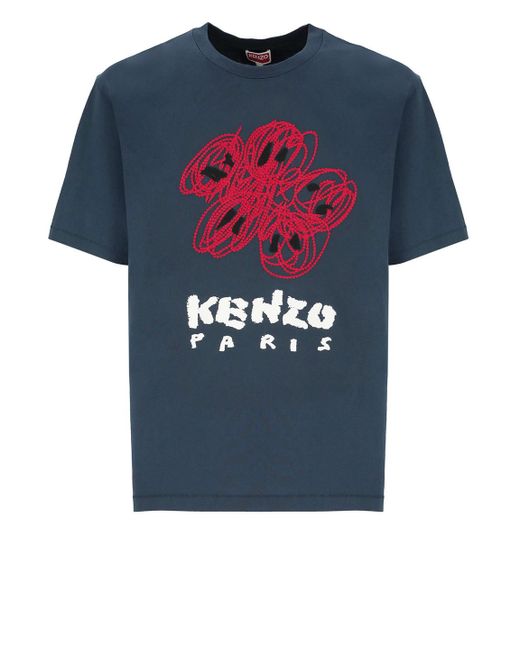 KENZO Blue T-Shirts And Polos for men