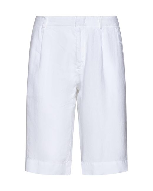 Malo White Shorts for men