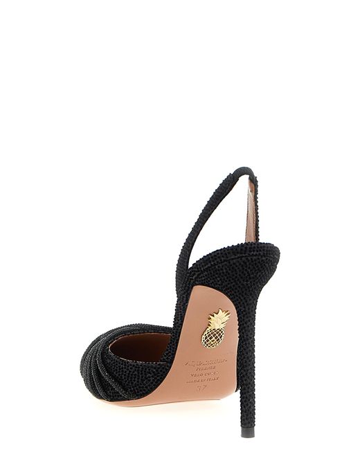 Aquazzura Black Gatsby Slingback
