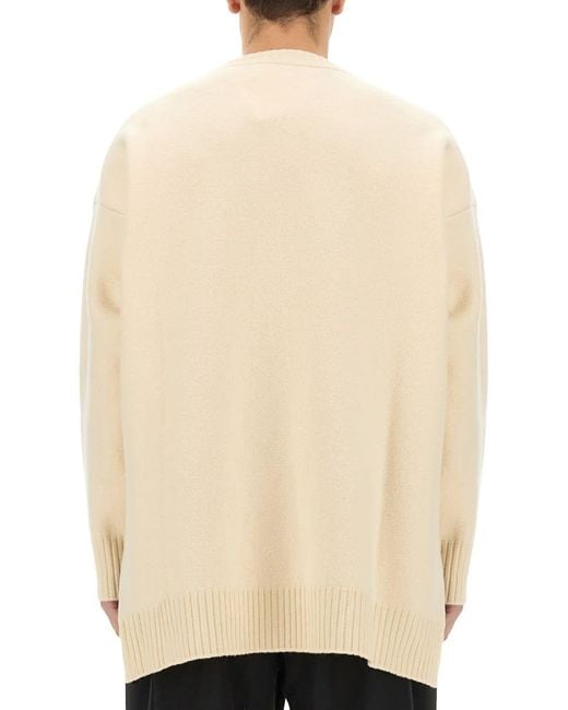Jil Sander Natural Jersey With Embroidery for men
