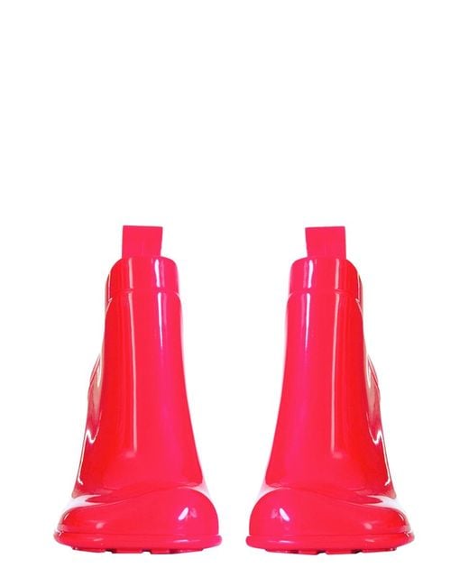 Bottega Veneta Pink Boots Shine