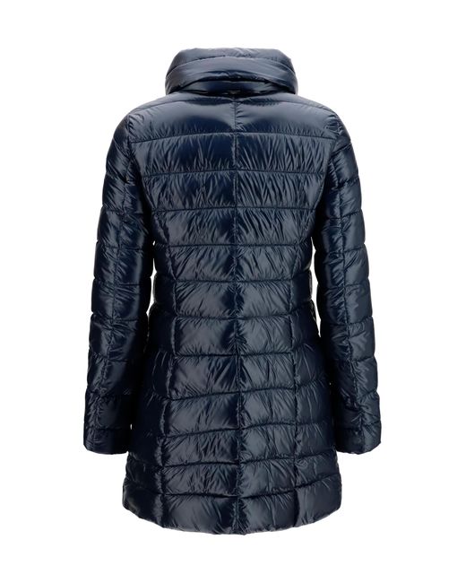 Herno Blue Maria Down Jacket Polyamide