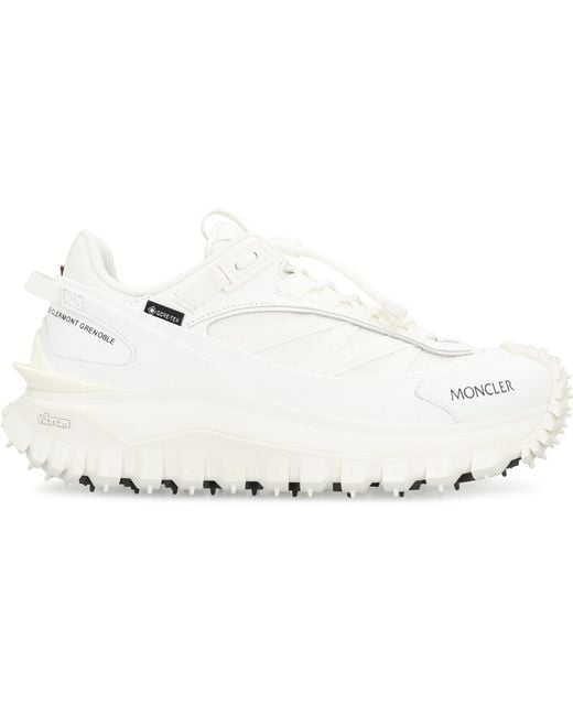Moncler White Trailgrip Gtx Sneakers For Versatile Activities Polyamide Trainers