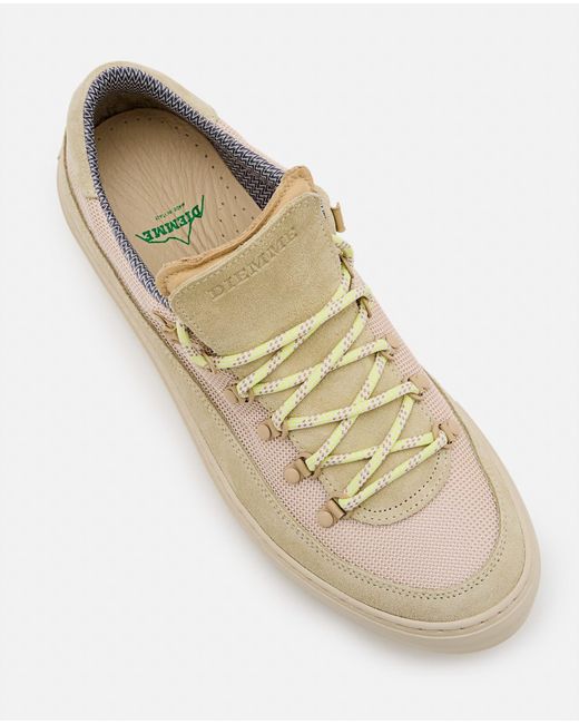 Diemme Natural Lace-Up Leather Sneakers for men