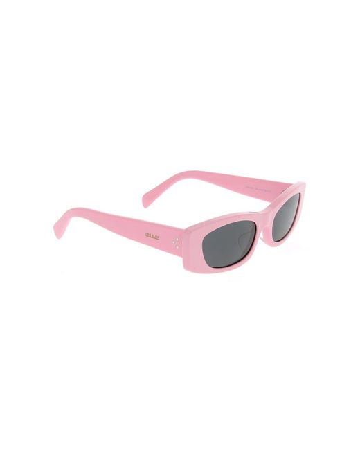 Céline Black Rectangular Frame Sunglasses
