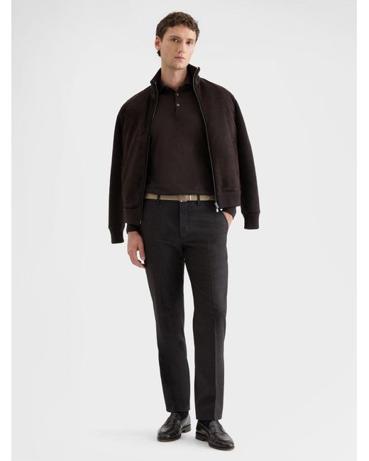 Agnona Brown Knit Sweater for men