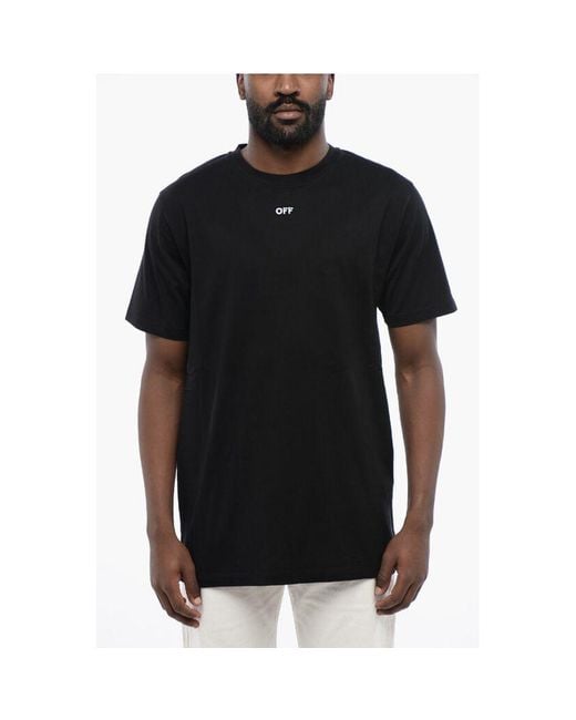 Off-White c/o Virgil Abloh Black Cotton Arrow Crew for men