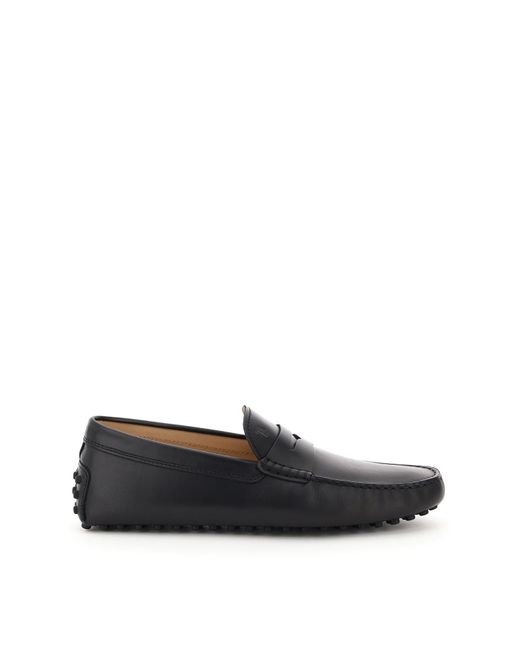 Tod's Black Nuovo Gommino Driver Loafers for men