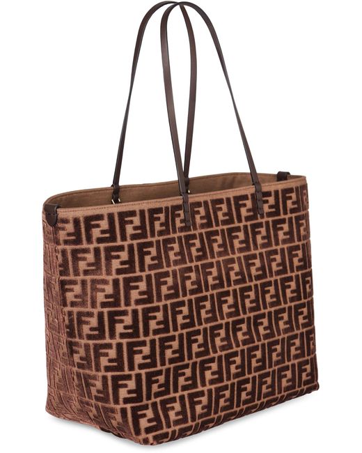 Fendi Brown Shopping Bag Large