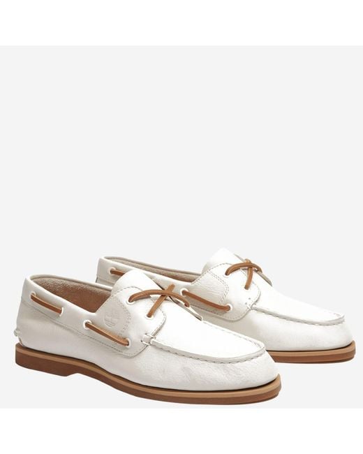 Timberland Metallic Loafers Classic Boat Leather