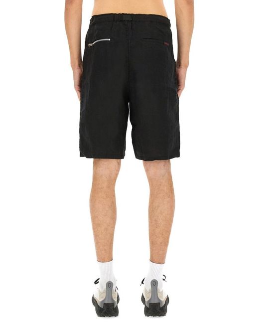 Undercover Black Linen Shorts for men