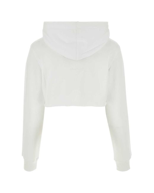 Givenchy White Cotton Sweatshirt