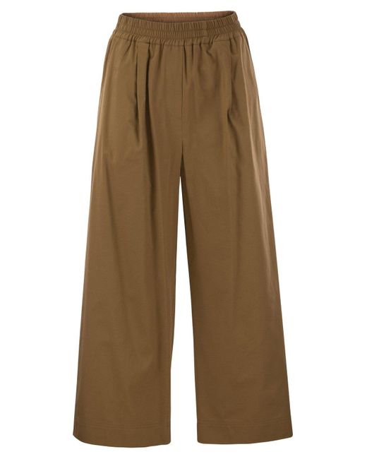 Weekend by Maxmara Natural Placido Soft Cotton Trousers