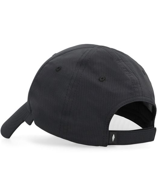 Balenciaga Black Logo Baseball Cap Polyester Hat for men