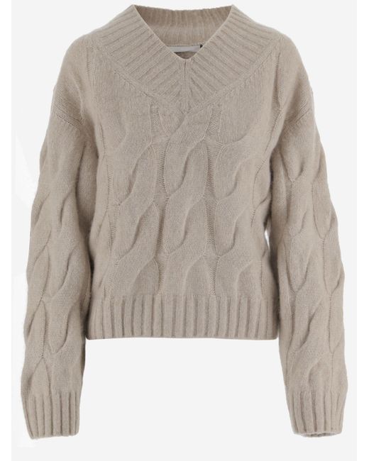 Allude Natural Cashmere And Silk Sweater
