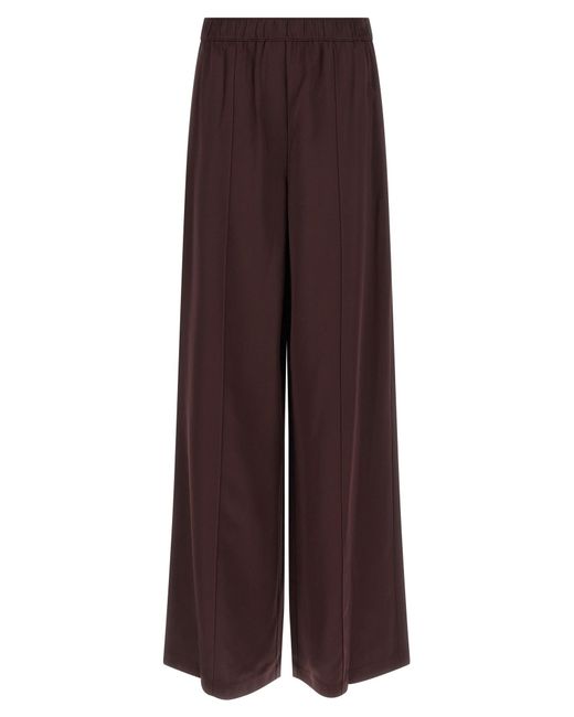 Tory Burch Purple Shiny Pants