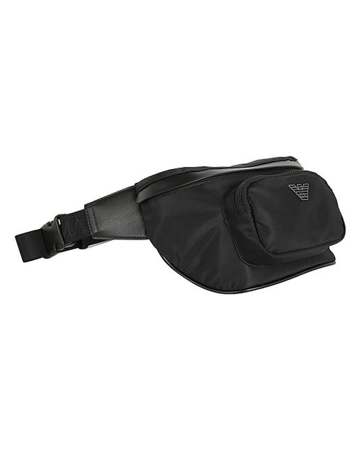 Emporio Armani Black `S Waistbag for men